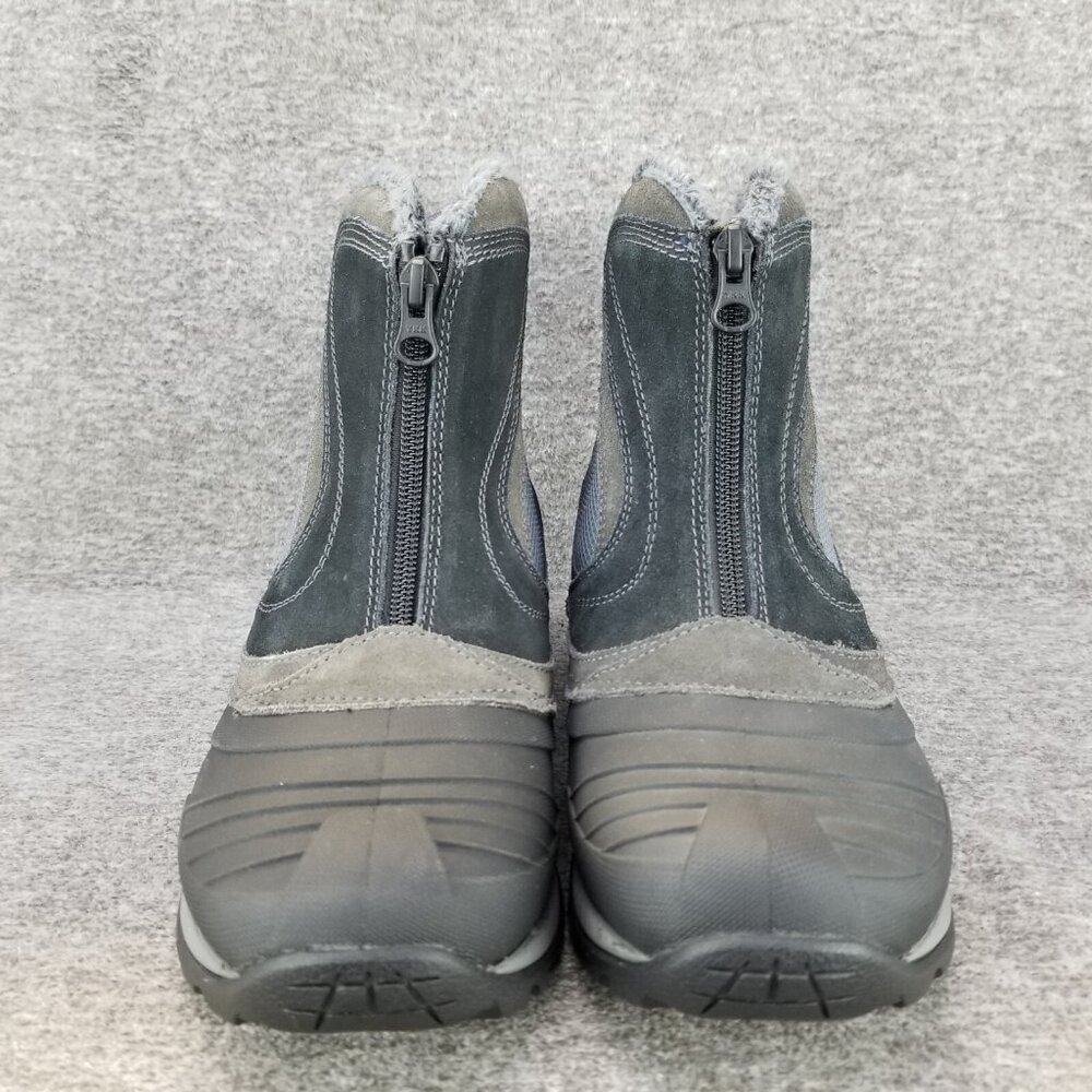 ✅Women's 7 Merrell Snowbound Mid Zip Waterproof Insulated Black Winter Boots NIB - Picture 6 of 11